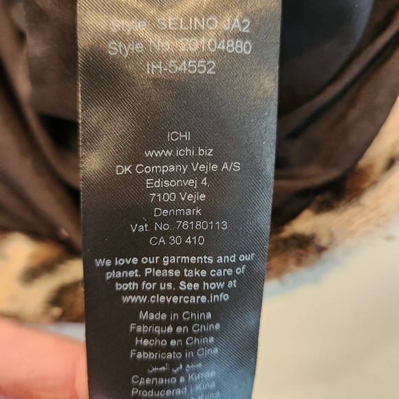 Leopard Print Pea Coat - Picture 5 of 7